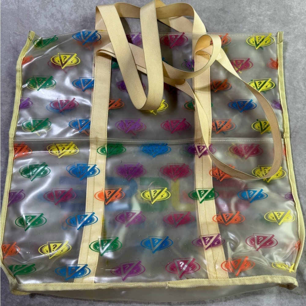 J Balvin 2020 Guess Cream Holographic Tote Bag - Picture 6 of 8